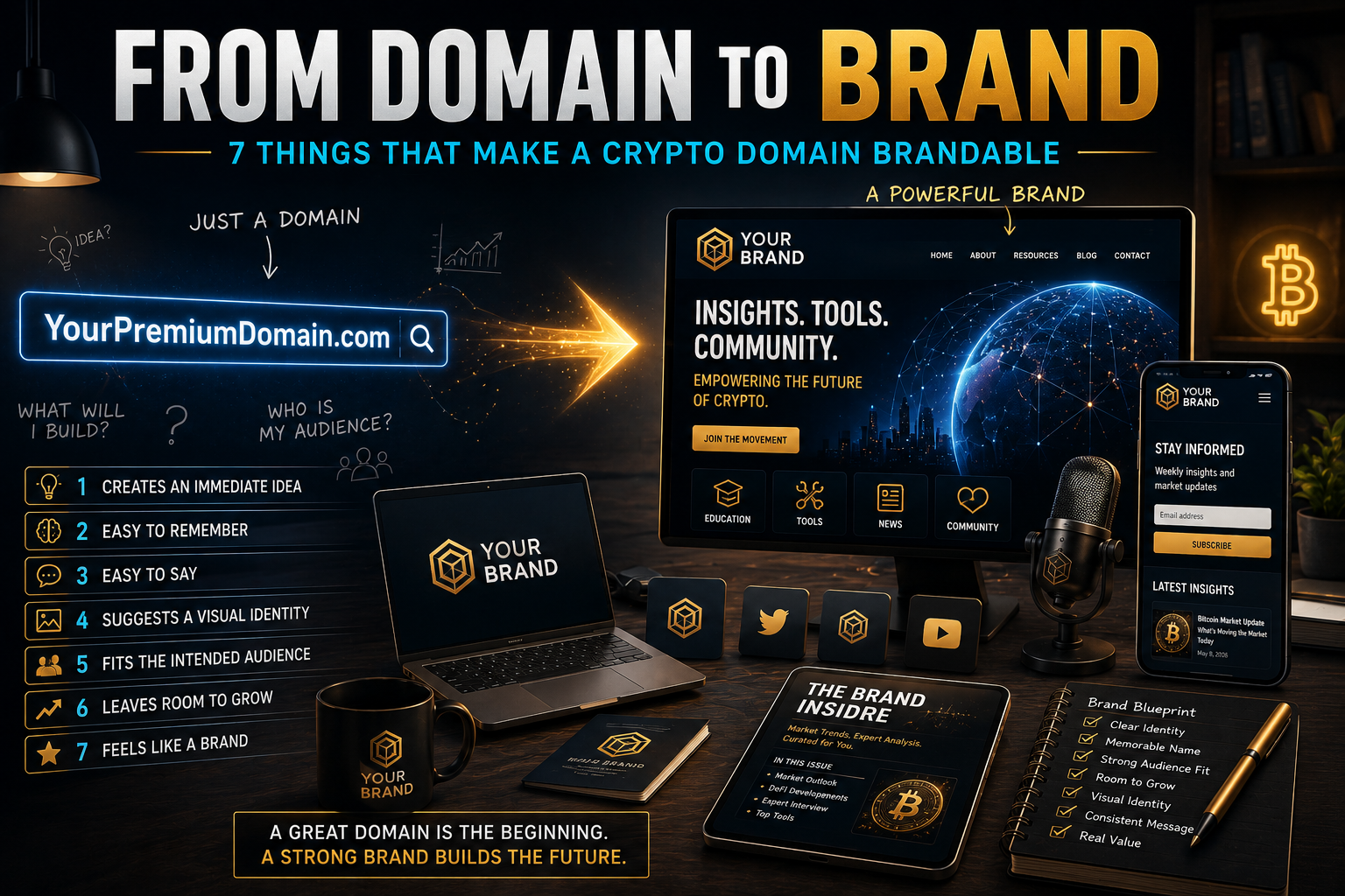 What Makes a Crypto Domain Brandable? 7 Things to Look For